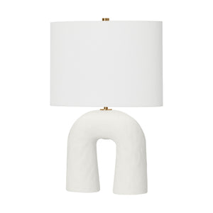 Visual Comfort Studio - HT1081MWC1 - One Light Table Lamp - Aura - Matte White Ceramic
