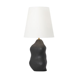 Visual Comfort Studio - HT1091RBC1 - One Light Table Lamp - Broxton - Rough Black Ceramic