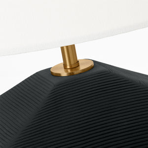 Visual Comfort Studio - HT1121RBC1 - One Light Table Lamp - Tallulah - Rough Black Ceramic