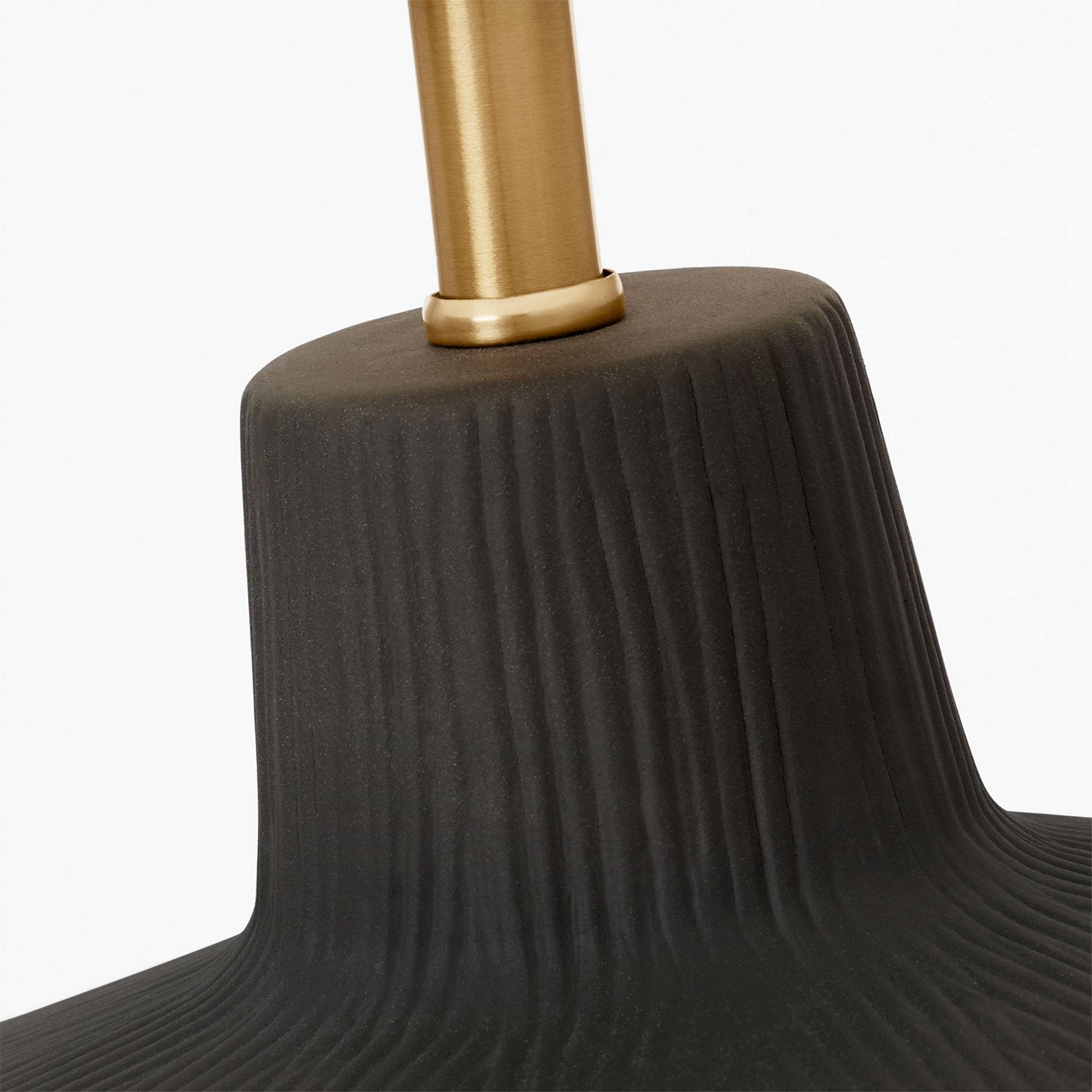 Visual Comfort Studio - HT1131RBC1 - One Light Table Lamp - Panola - Rough Black Ceramic