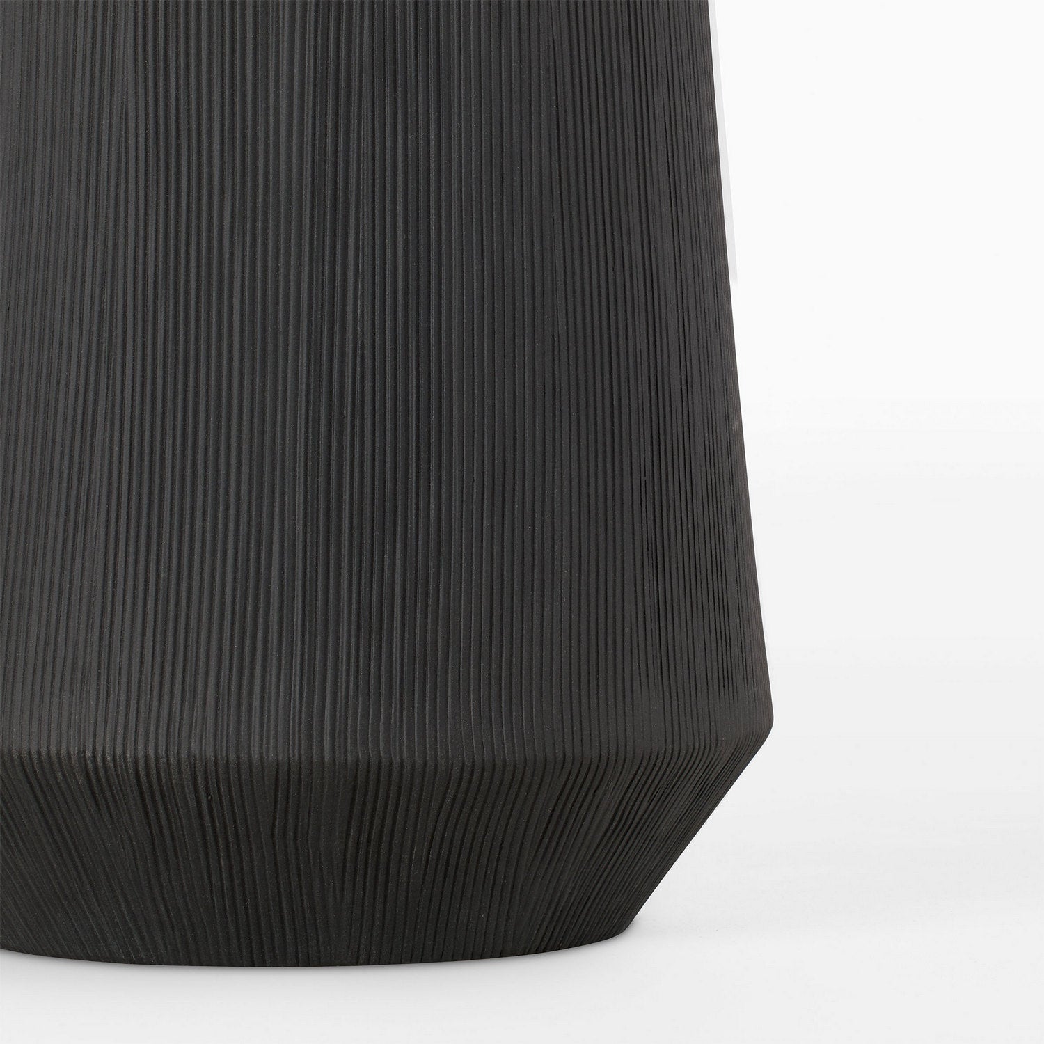 Visual Comfort Studio - HT1131RBC1 - One Light Table Lamp - Panola - Rough Black Ceramic