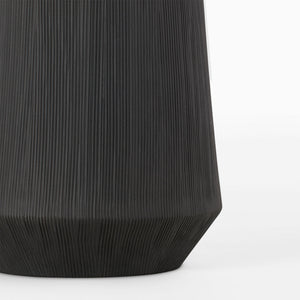 Visual Comfort Studio - HT1131RBC1 - One Light Table Lamp - Panola - Rough Black Ceramic