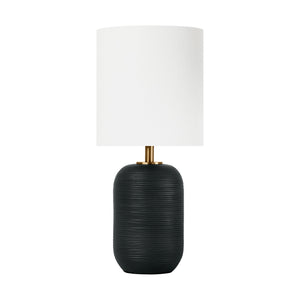 Visual Comfort Studio - HT1141RBC1 - One Light Table Lamp - Fanny - Rough Black Ceramic