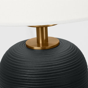 Visual Comfort Studio - HT1141RBC1 - One Light Table Lamp - Fanny - Rough Black Ceramic
