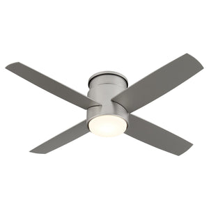 Oxygen - 3-128-24 - 44"Ceiling Fan - Oslo Hugger - Satin Nickel