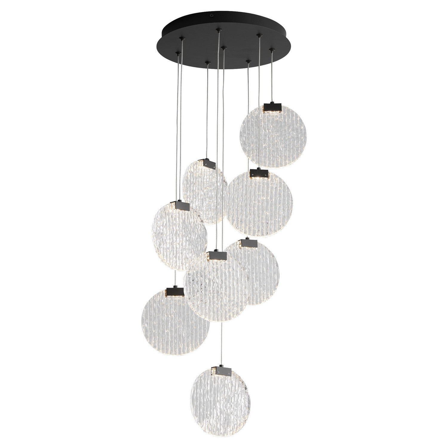 Oxygen - 3-6051-15 - LED Pendant - Axiom - Black