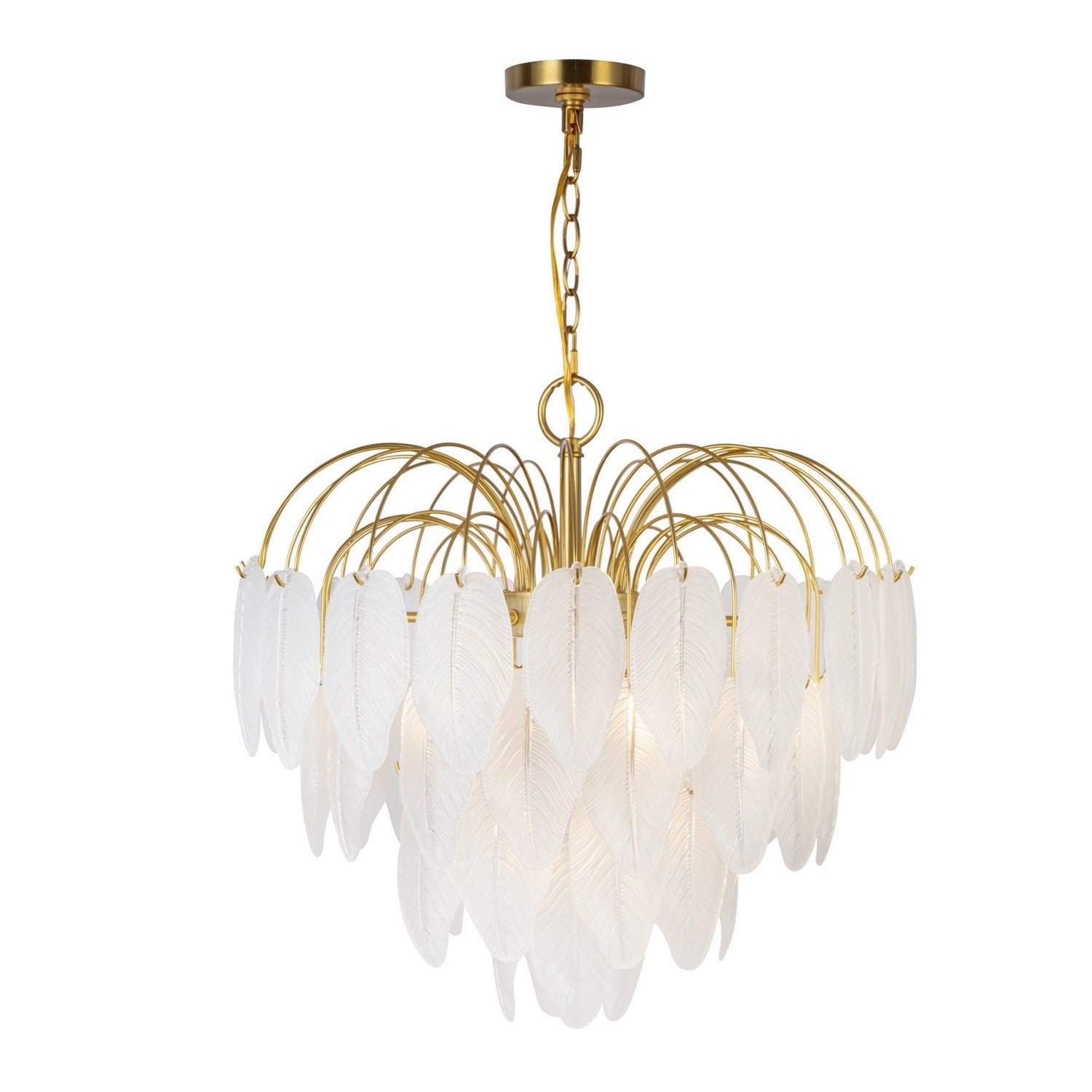 Artcraft - AC11781BR - Ten Light Chandelier - Alessia - Brushed Brass