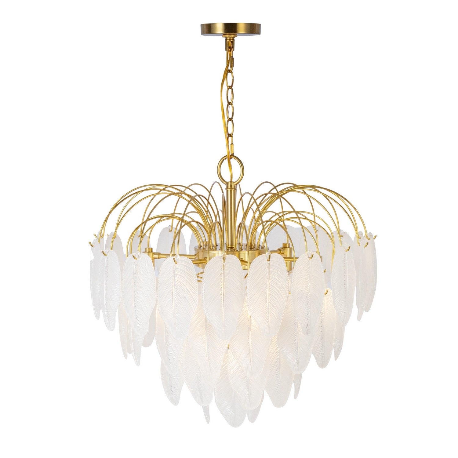 Artcraft - AC11781BR - Ten Light Chandelier - Alessia - Brushed Brass