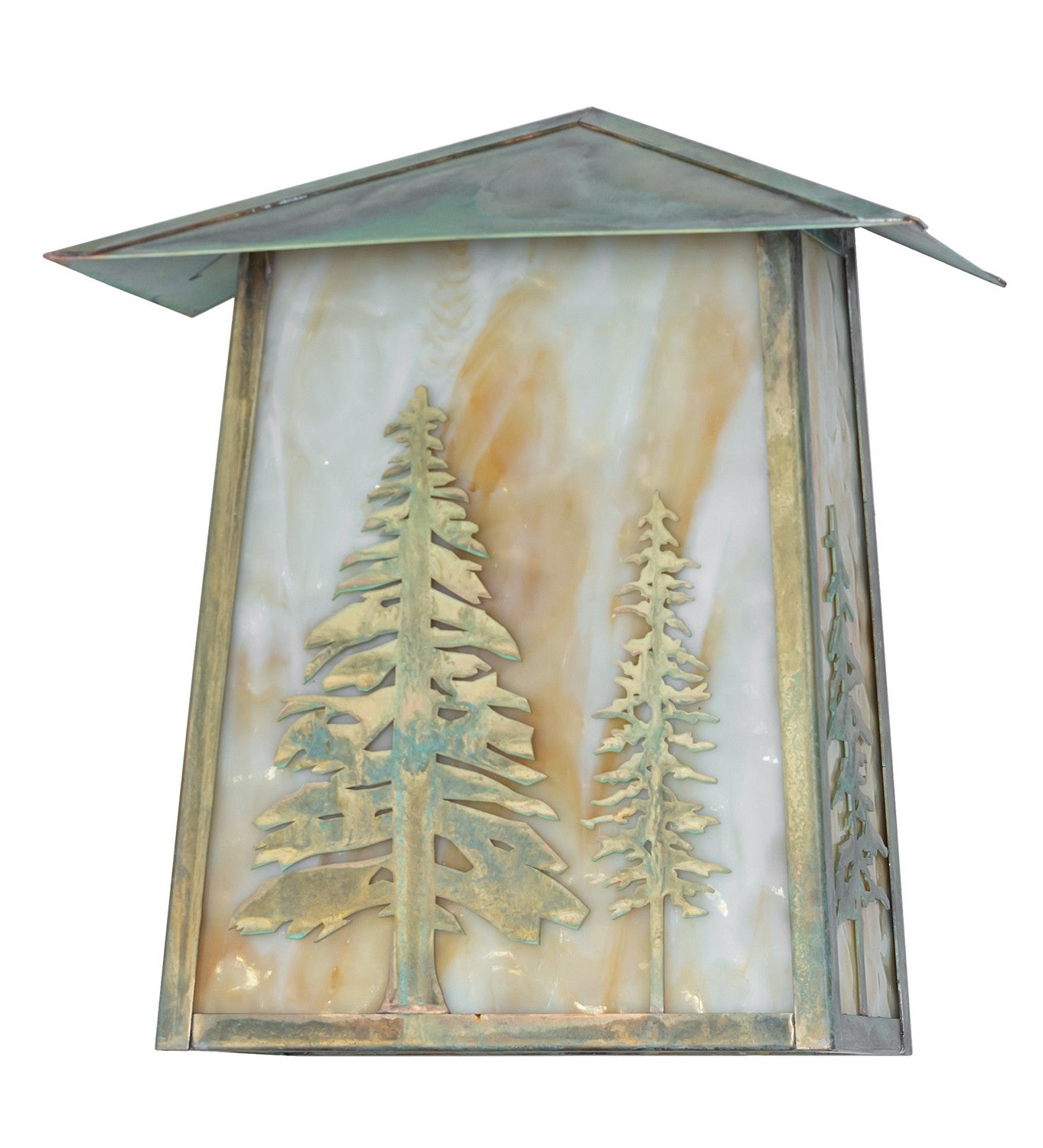 Meyda Tiffany - 269425 - One Light Wall Sconce - Stillwater - Verdigris