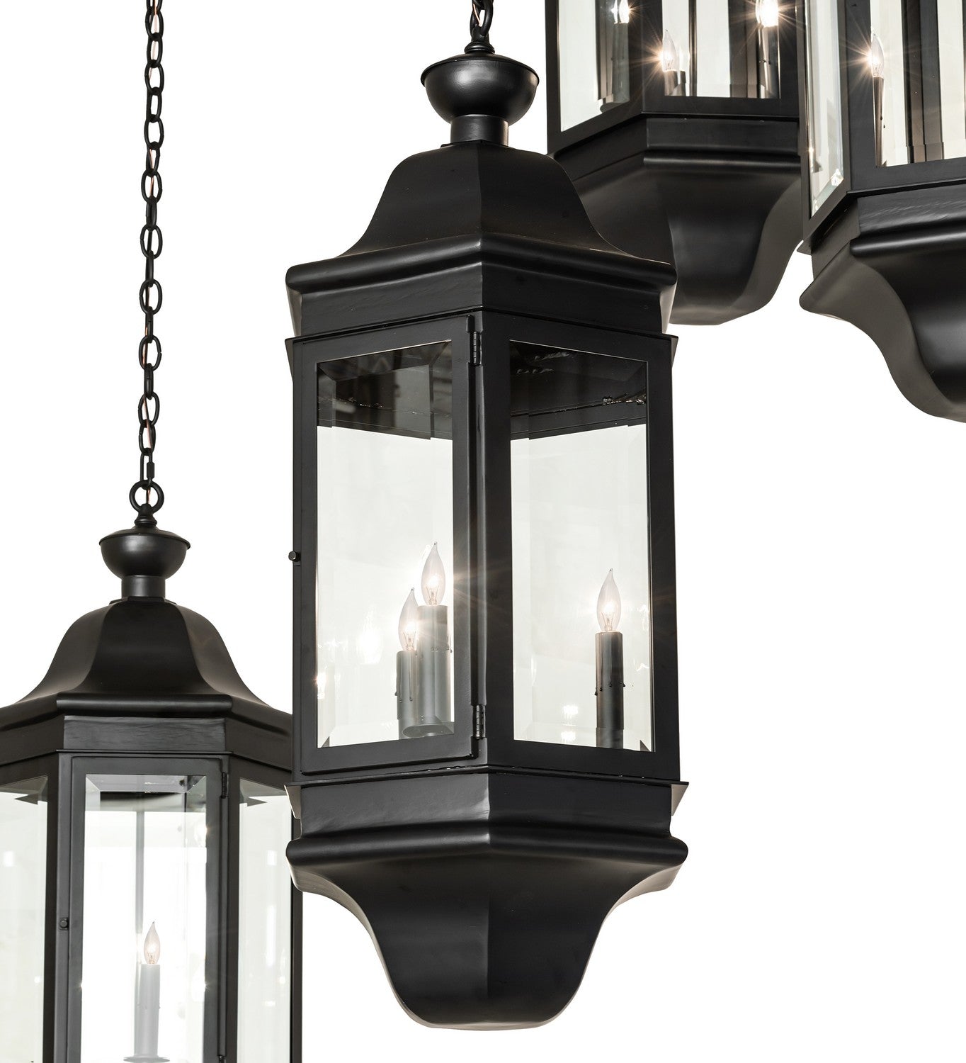 Meyda Tiffany - 269608 - LED Pendant - Gascony - Solar Black