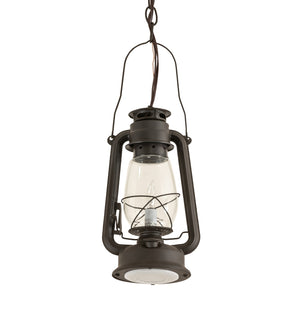 Meyda Tiffany - 269969 - One Light Mini Pendant - Miners Lantern - Oil Rubbed Bronze