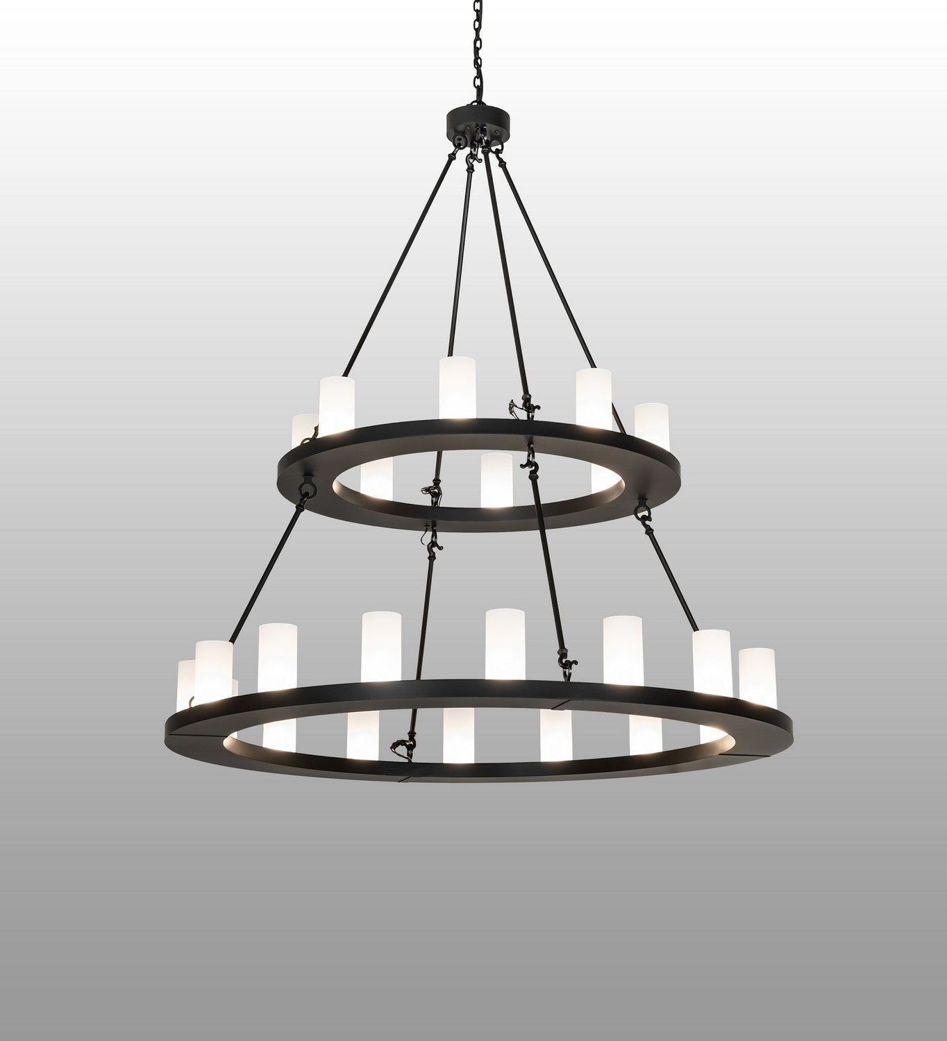 Meyda Tiffany - 270992 - 24 Light Chandelier - Loxley - Solar Black