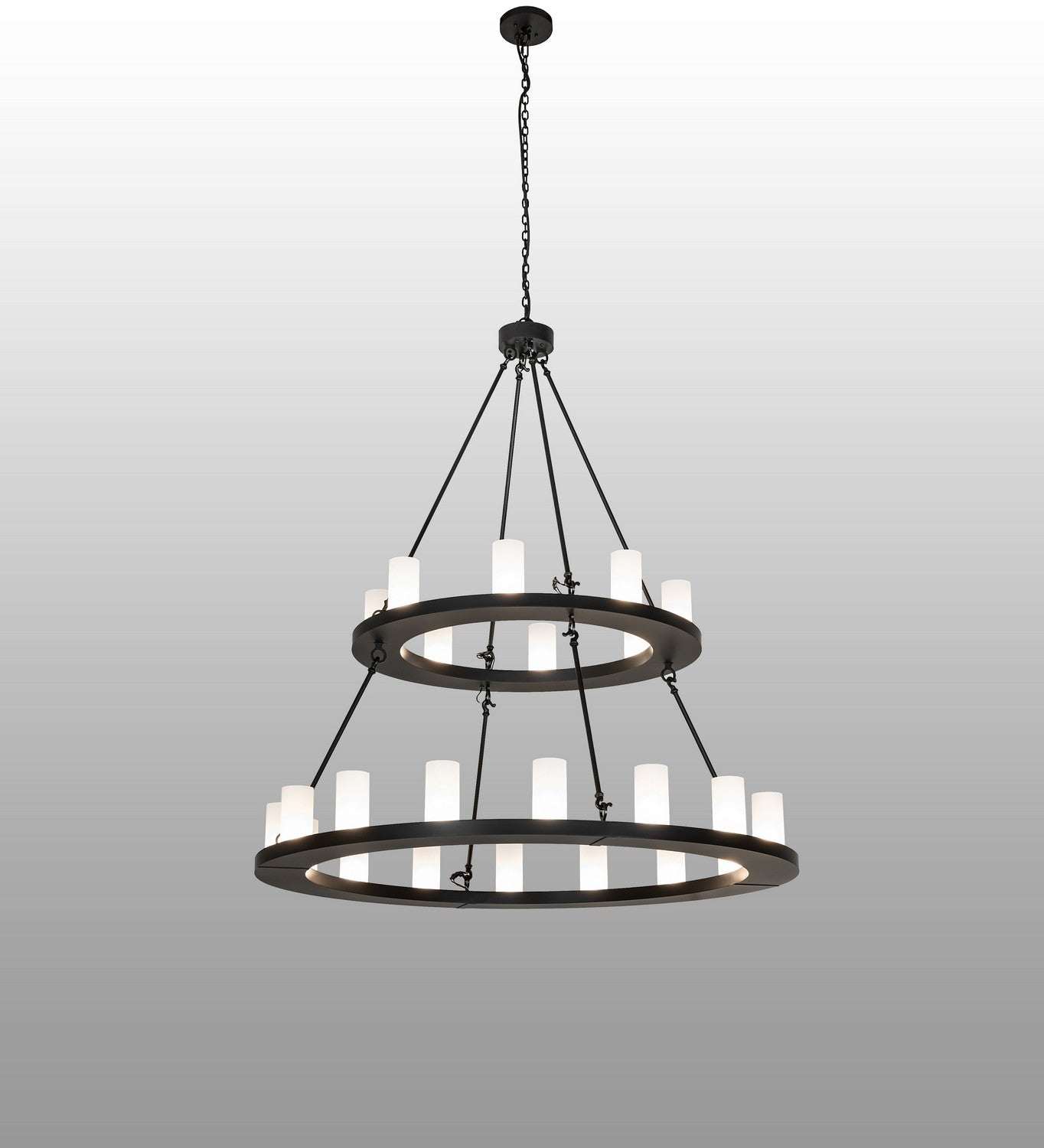 Meyda Tiffany - 270992 - 24 Light Chandelier - Loxley - Solar Black