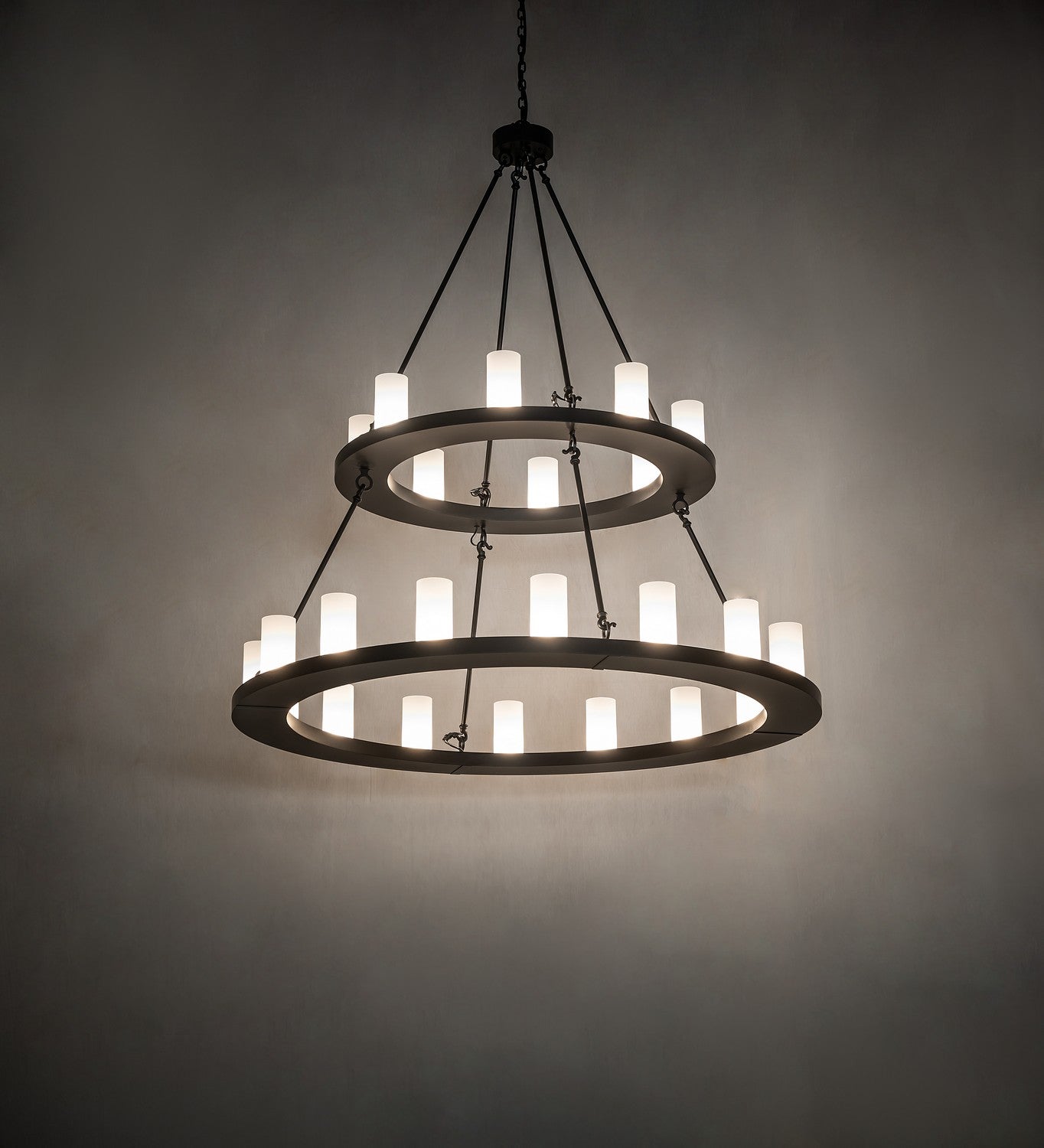 Meyda Tiffany - 270992 - 24 Light Chandelier - Loxley - Solar Black