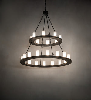 Meyda Tiffany - 270992 - 24 Light Chandelier - Loxley - Solar Black