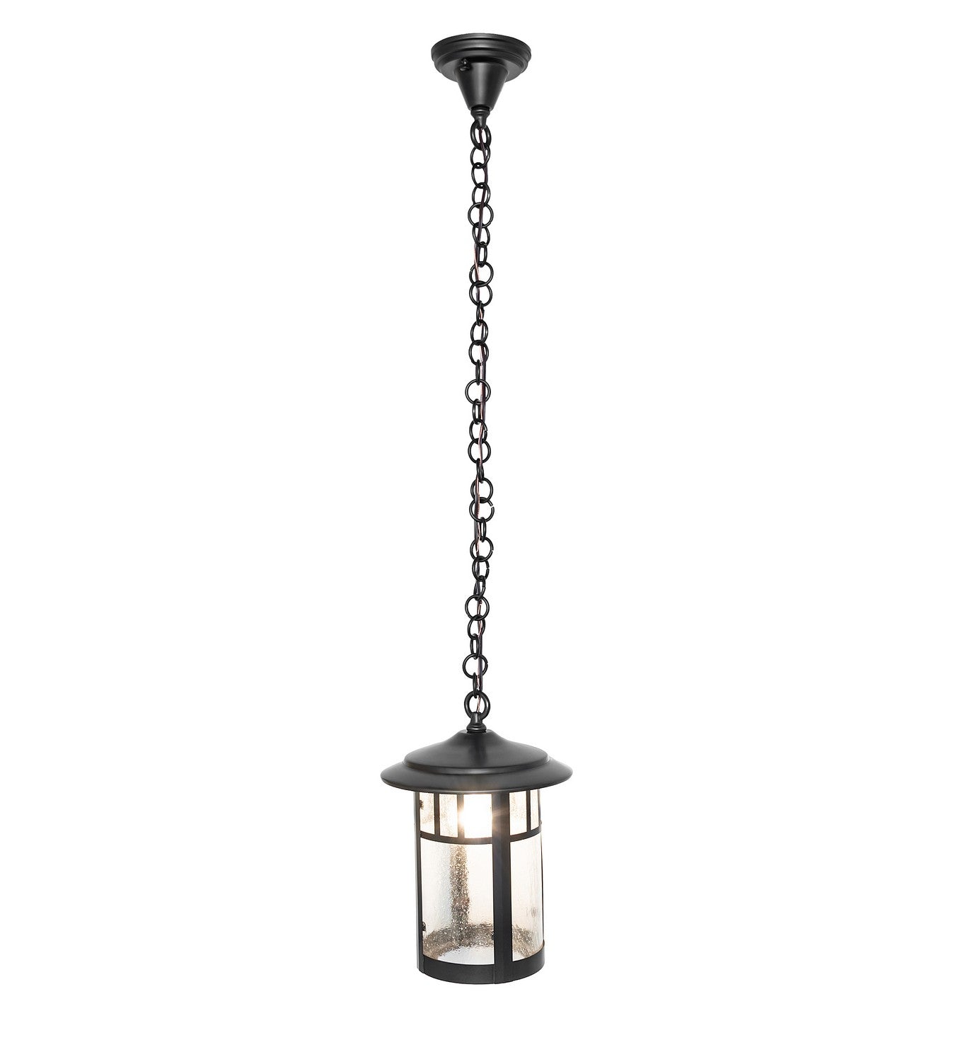 Meyda Tiffany - 271410 - One Light Pendant - Fulton - Craftsman Brown