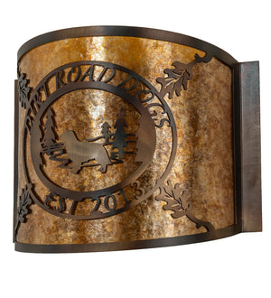 Meyda Tiffany - 271583 - One Light Wall Sconce - Personalized - Dark Burinished Antique Copper