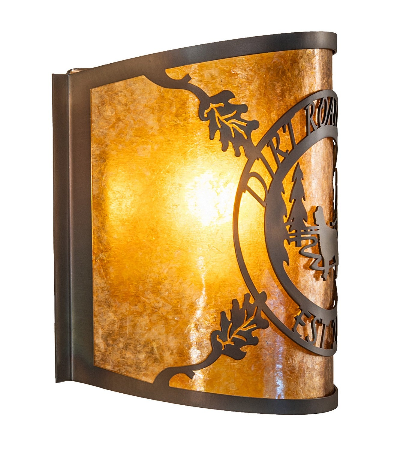 Meyda Tiffany - 271583 - One Light Wall Sconce - Personalized - Dark Burinished Antique Copper