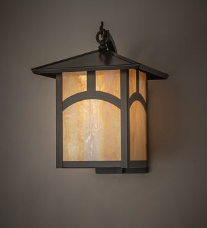 Meyda Tiffany - 84761 - One Light Wall Sconce - Seneca - Craftsman Brown