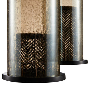 Arteriors - ACI05 - Hurricanes, Set of 2 - Dabney - Smoke Luster/Bronze/Bronze