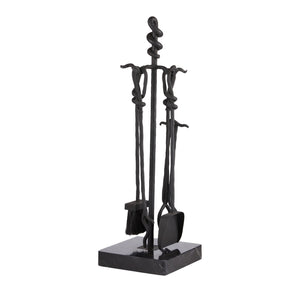 Arteriors - AFI07 - Fireplace Toolset - Denison - Blackened Iron