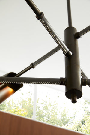 Arteriors - DLC26 - LED Chandelier - Estevan - English Bronze/Graphite