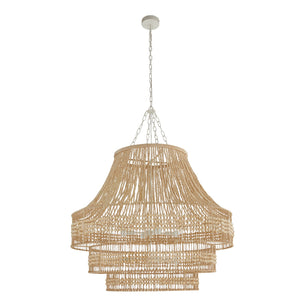 Arteriors - DLS13 - Eight Light Chandelier - Tulane - Natural/Natural/White