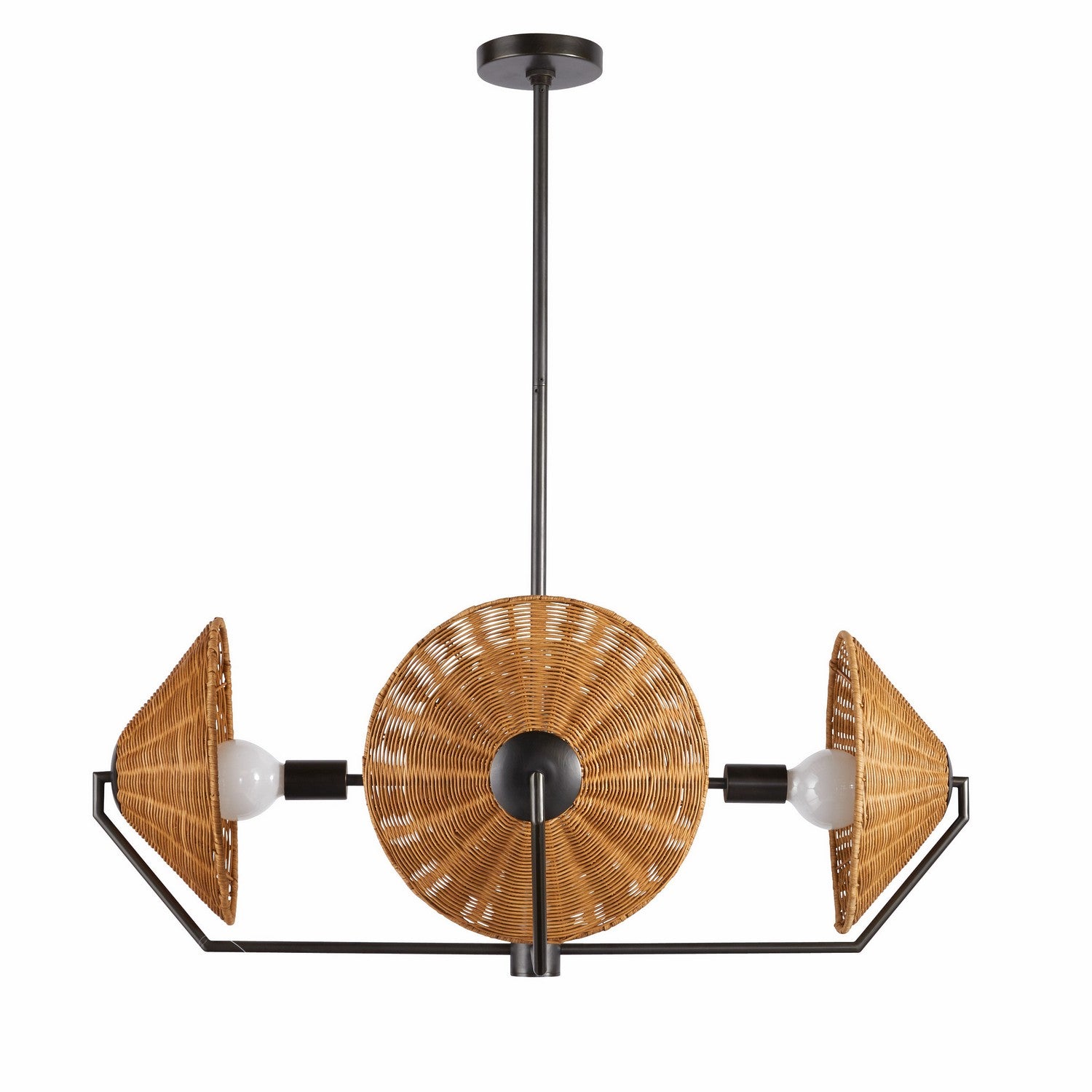 Arteriors - DMC23 - Four Light Chandelier - Coleman - Natural/English Bronze