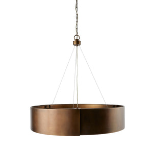 Arteriors - DMC25 - Five Light Chandelier - Dante - Antique Brass/Frosted