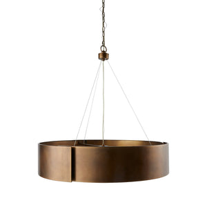 Arteriors - DMC25 - Five Light Chandelier - Dante - Antique Brass/Frosted