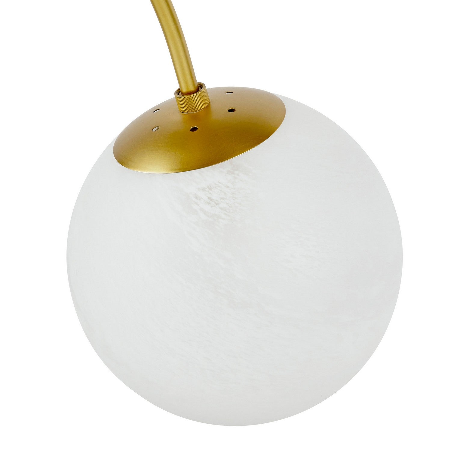 Arteriors - DPC14 - One Light Pendant - Christina - Matte Swirl/Antique Brass/Natural