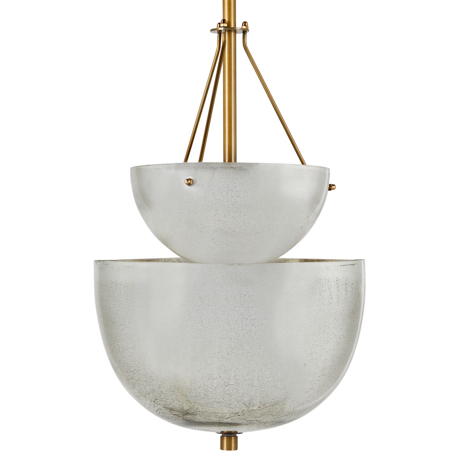 Arteriors - DPI07 - Four Light Chandelier - Colleen - Antique Mercury/Antique Brass