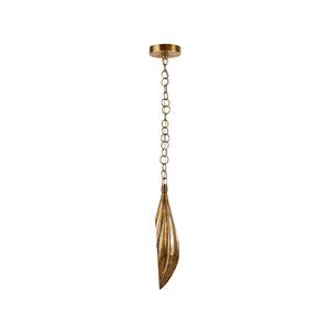 Arteriors - DPI09 - One Light Pendant - Clayton - Vintage Brass