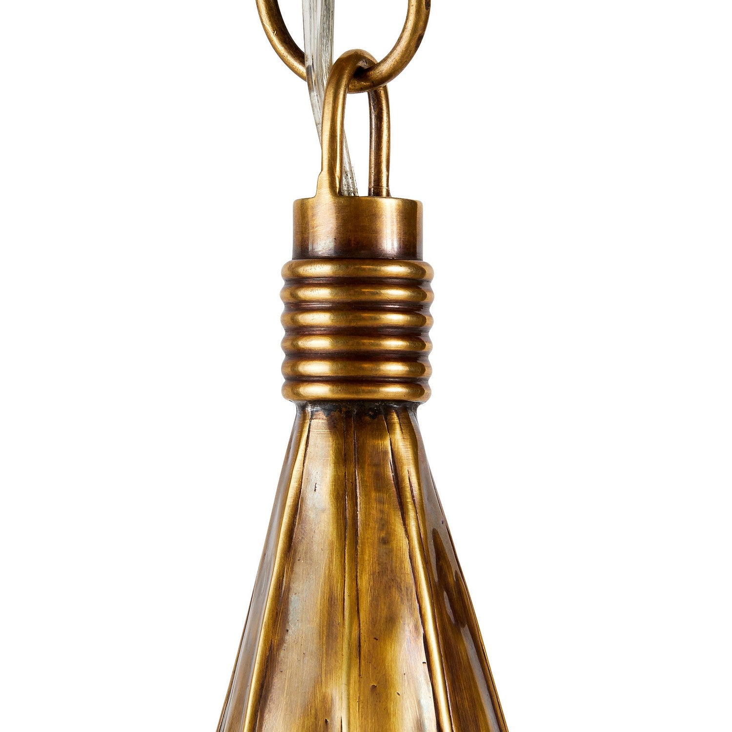 Arteriors - DPI09 - One Light Pendant - Clayton - Vintage Brass