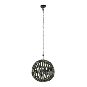 Arteriors - DSS02 - Four Light Chandelier - Emma - Dark Gray Wash/Dark Gray Wash