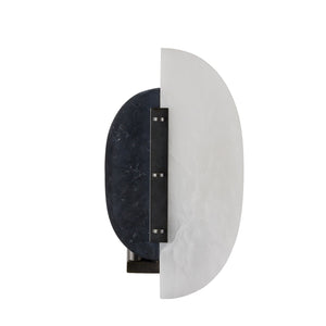 Arteriors - DWC32 - Two Light Wall Sconce - Kianna - White/Black/English Bronze