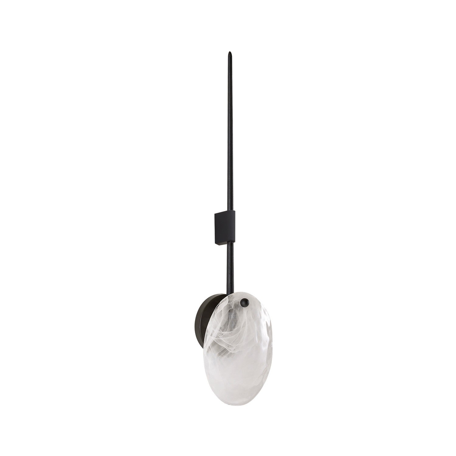 Arteriors - DWC33 - One Light Wall Sconce - Elijah - Opal Swirl/Blackened Iron