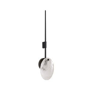 Arteriors - DWC33 - One Light Wall Sconce - Elijah - Opal Swirl/Blackened Iron