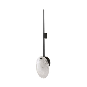 Arteriors - DWC33 - One Light Wall Sconce - Elijah - Opal Swirl/Blackened Iron