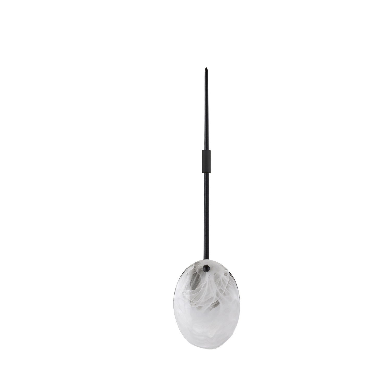 Arteriors - DWC33 - One Light Wall Sconce - Elijah - Opal Swirl/Blackened Iron