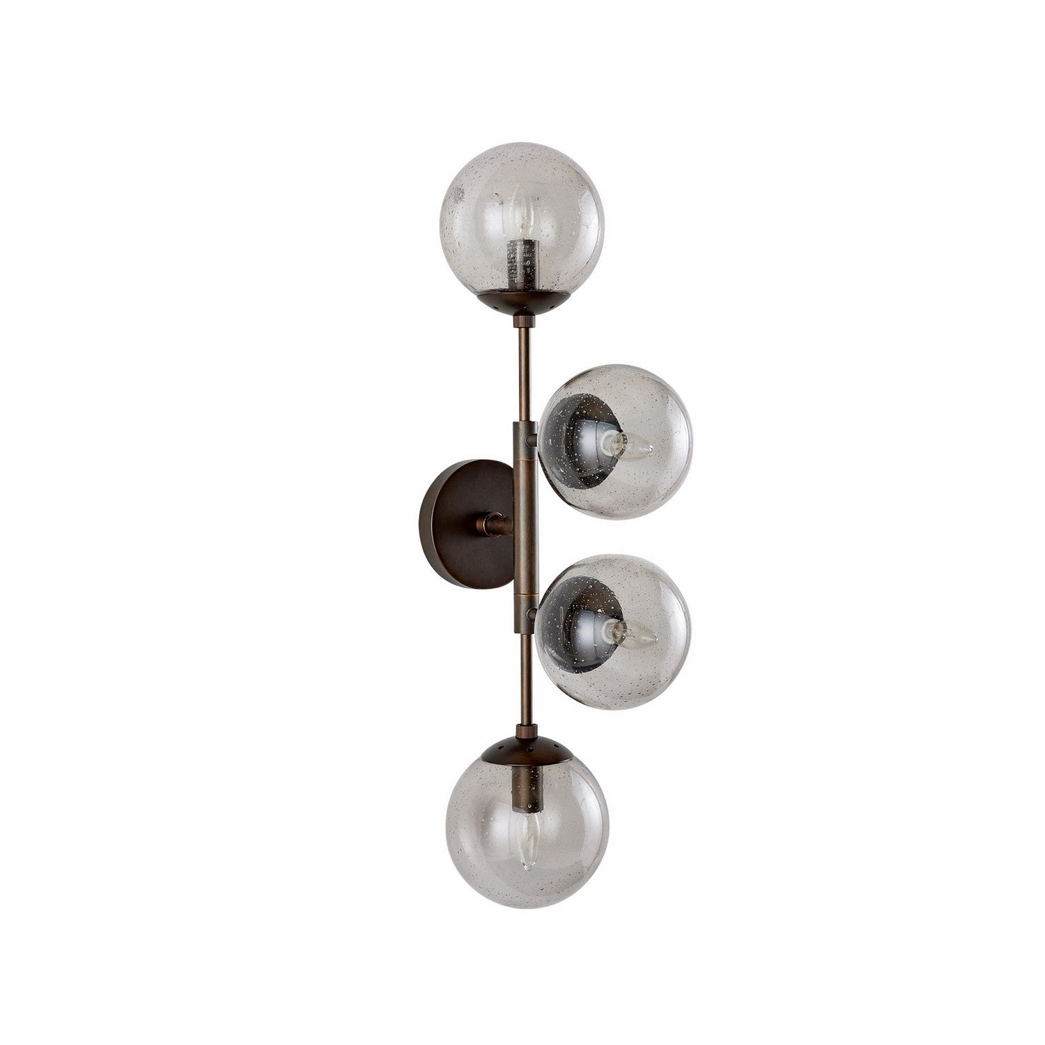 Arteriors - DWC35 - Four Light Wall Sconce - Christelle - Smoke/English Bronze