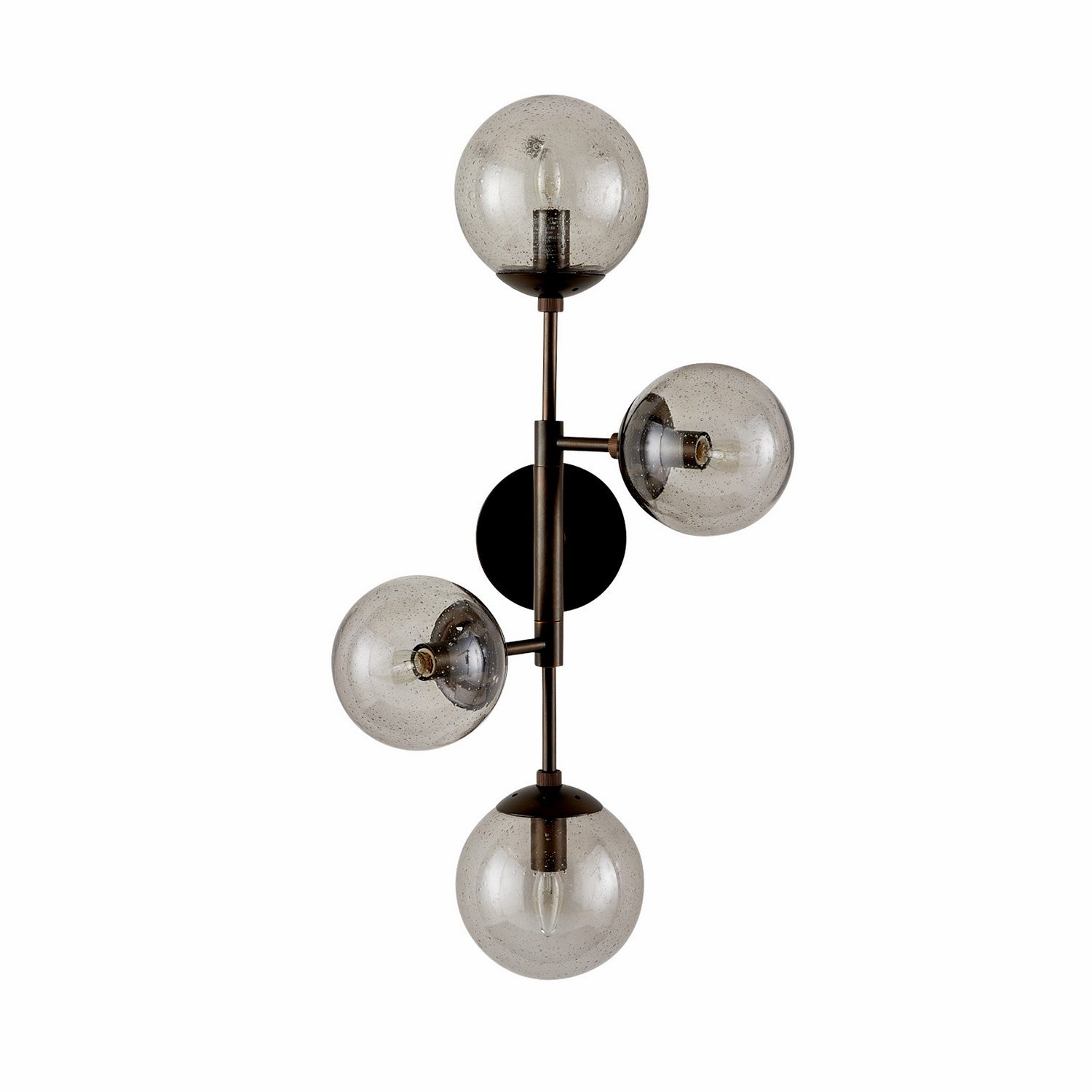 Arteriors - DWC35 - Four Light Wall Sconce - Christelle - Smoke/English Bronze