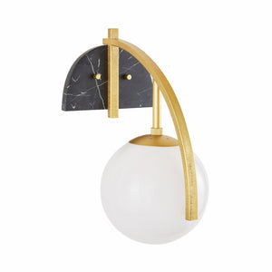 Arteriors - DWC36 - One Light Wall Sconce - Dipper - Opal/Antique Brass/Black