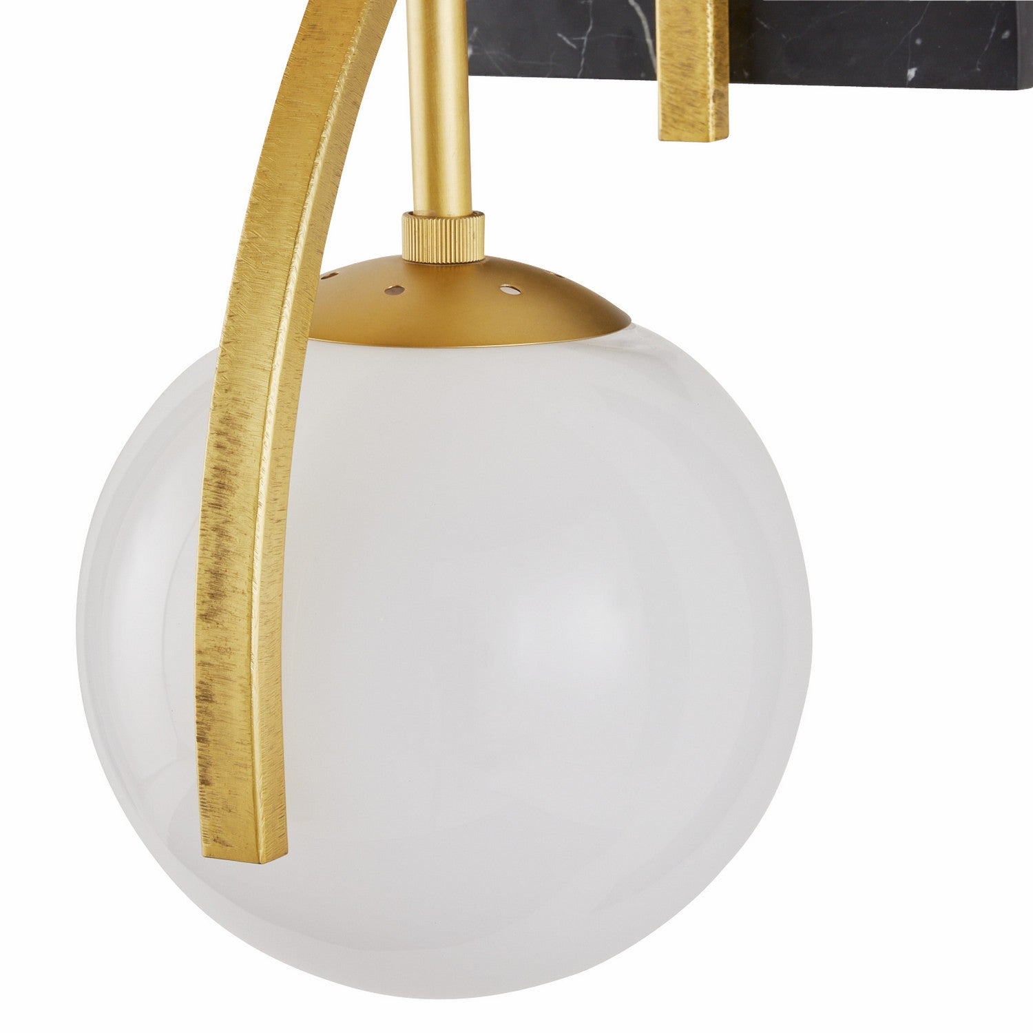 Arteriors - DWC36 - One Light Wall Sconce - Dipper - Opal/Antique Brass/Black