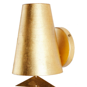 Arteriors - DWI14 - One Light Wall Sconce - Ellie - Gold Leaf