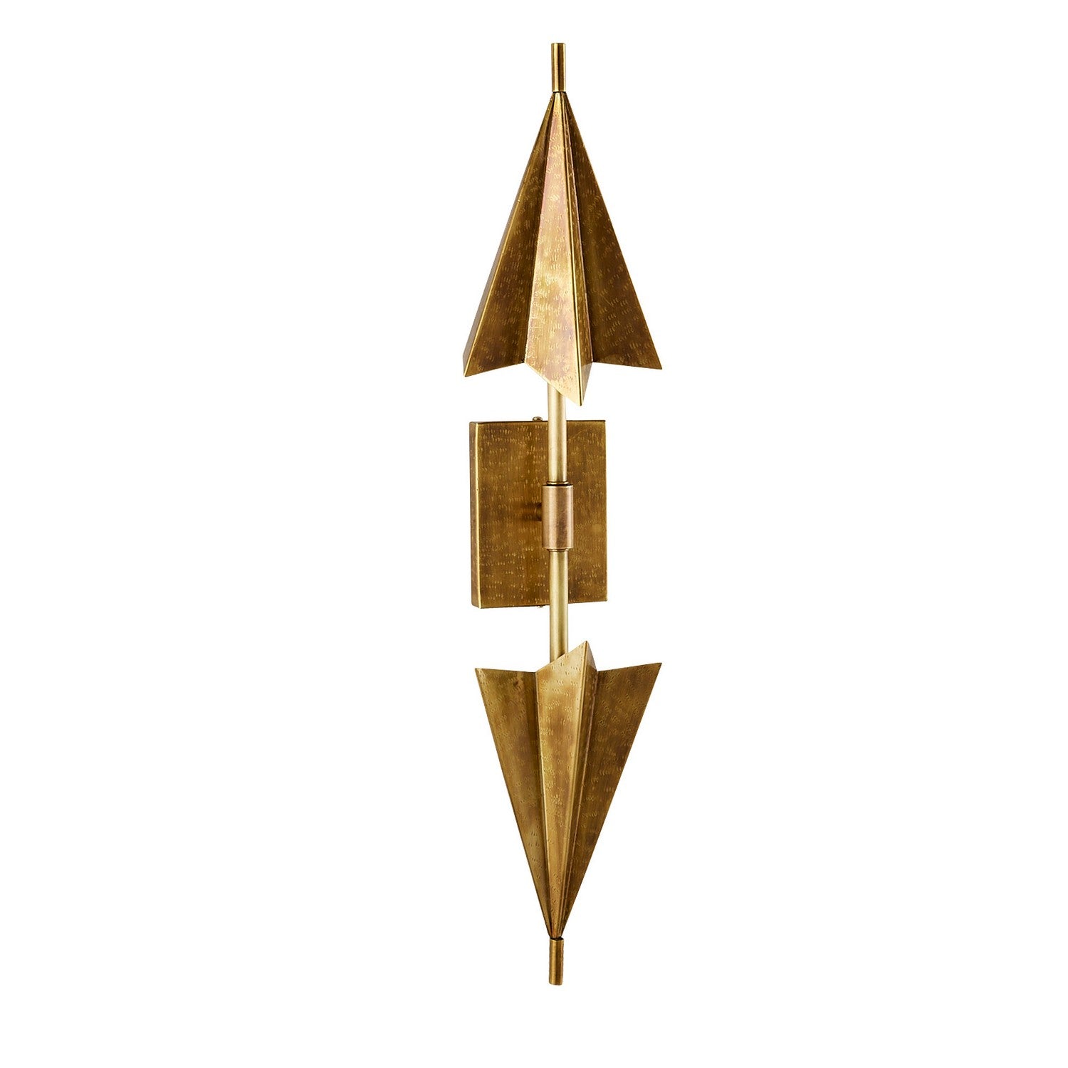 Arteriors - DWI17 - Two Light Wall Sconce - Canary - Antique Brass