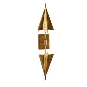 Arteriors - DWI17 - Two Light Wall Sconce - Canary - Antique Brass