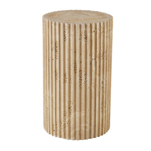 Arteriors - FAC03 - Accent Table - Carmello - Chai Travertine