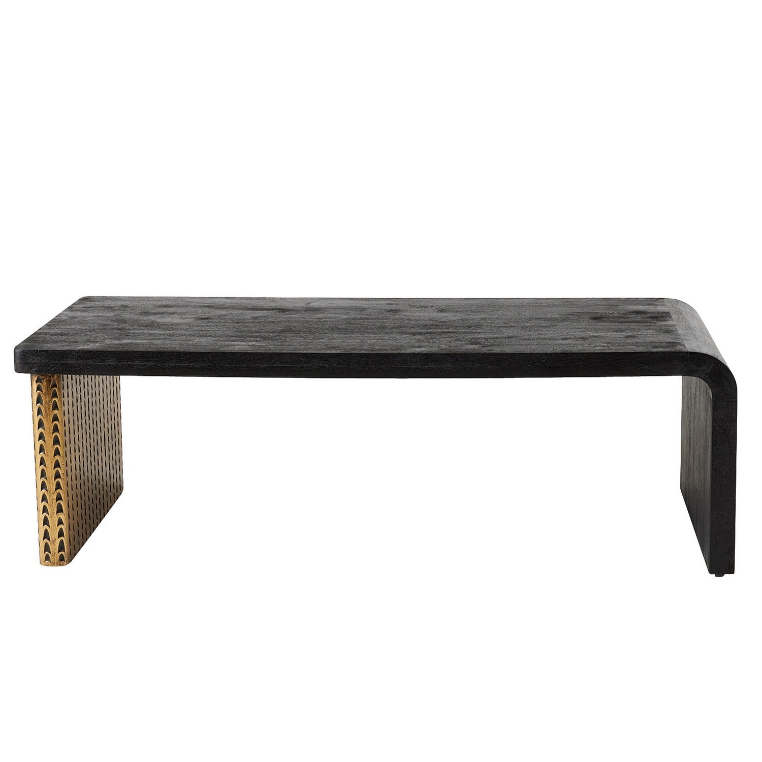 Arteriors - FCI18 - Cocktail Table - Cunningham - Ebony/Antique Brass