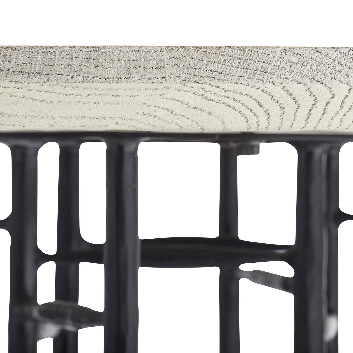 Arteriors - FDI05 - Entry Table - Enito - Smoke/Blackened Iron